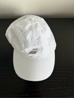 Babolat White Adjustable Performance Hat OS Tennis Golf Unisex